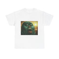 Blue melting blob tee